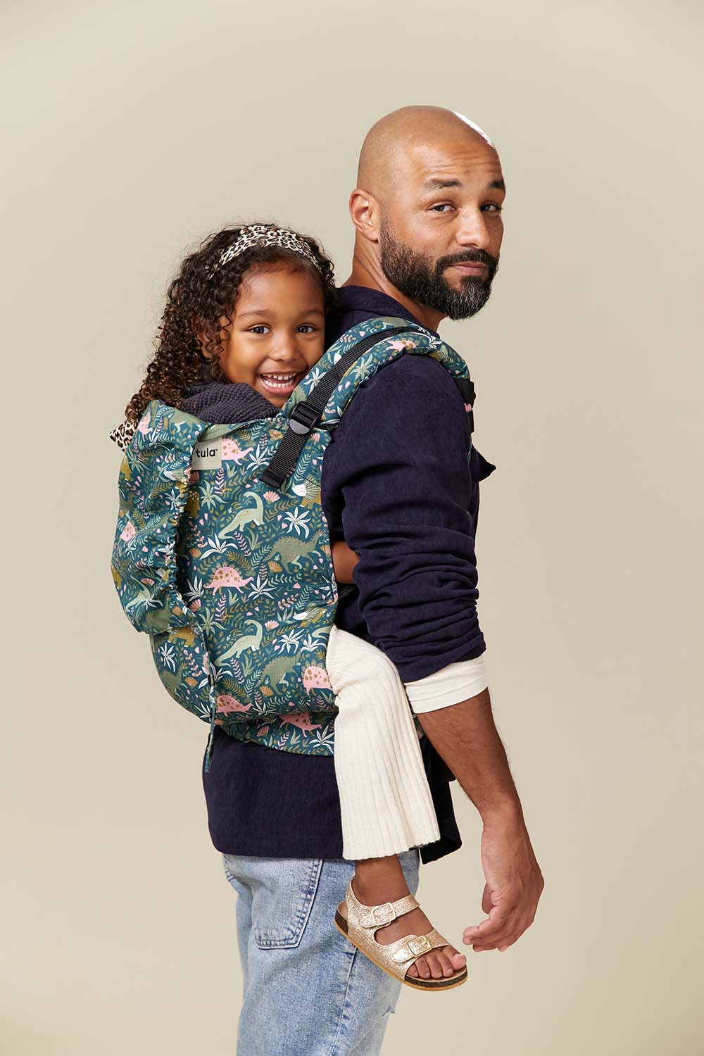 parent holding child