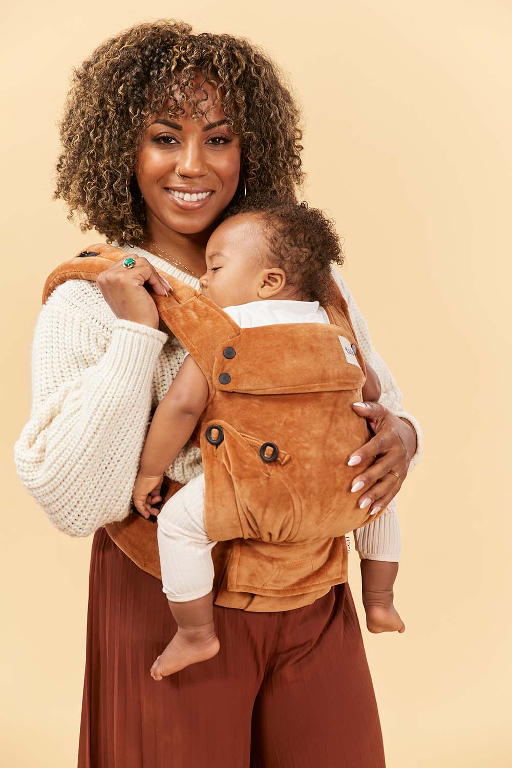 Caramel Velour - Explore Baby Carrier
