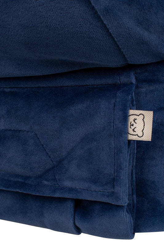 Sapphire - Velour Free-to-Grow Baby Carrier