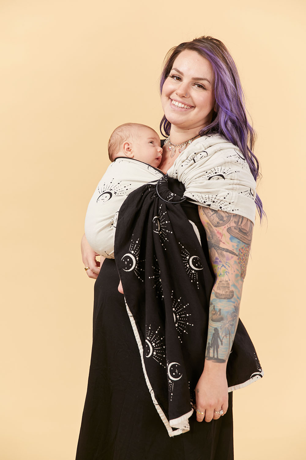Moonchild White - Signature Woven Ring Sling