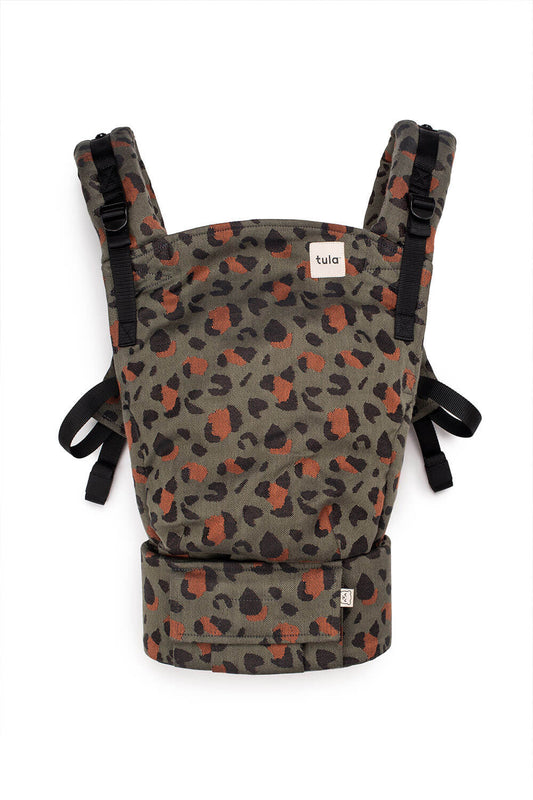 Olive Leopard - Tula Signature Woven Free-to-Grow Baby Carrier