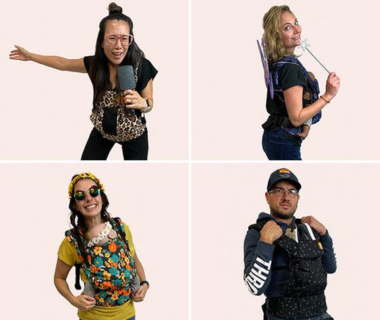 Babywearing Costume collage