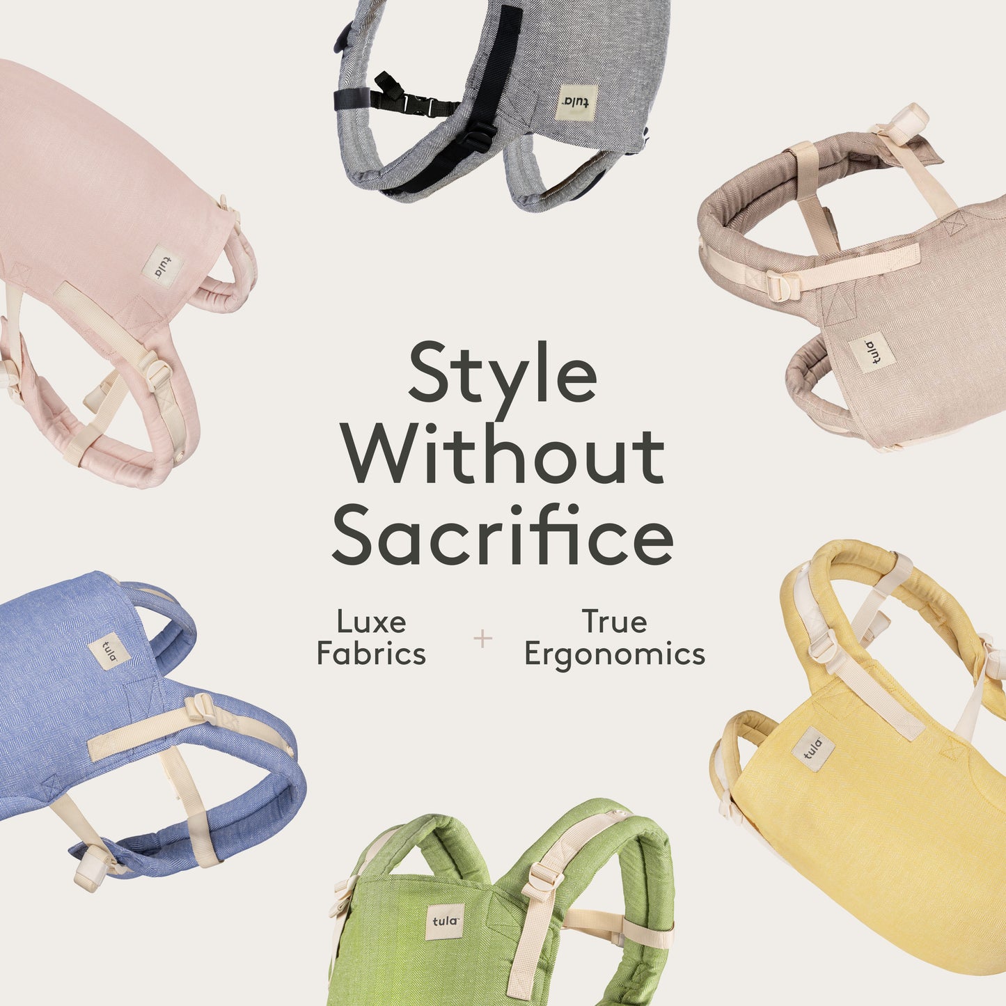 Spruce - Linen Free-to-Grow Baby Carrier