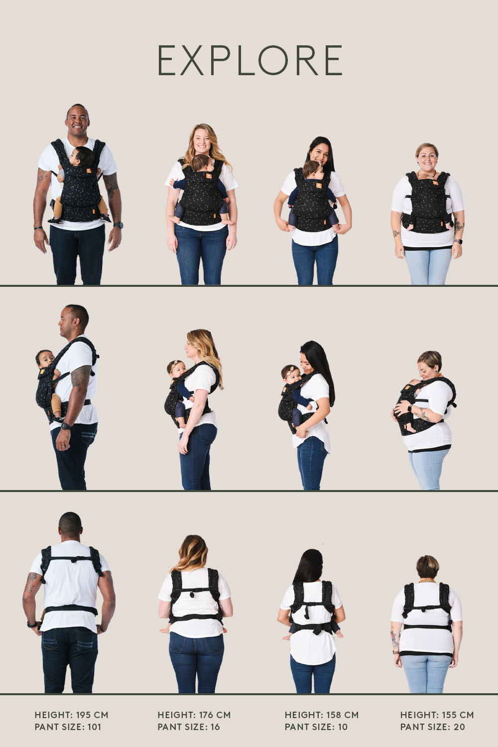 Anchors Away - Mesh Explore Baby Carrier