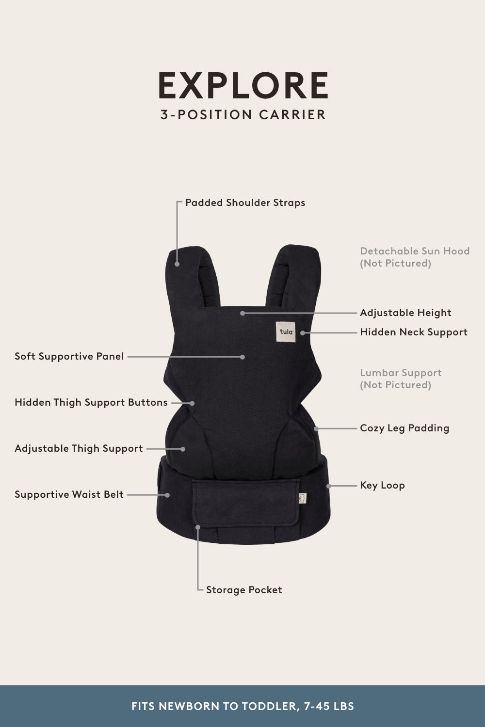 Bronzite - Hemp Explore Baby Carrier