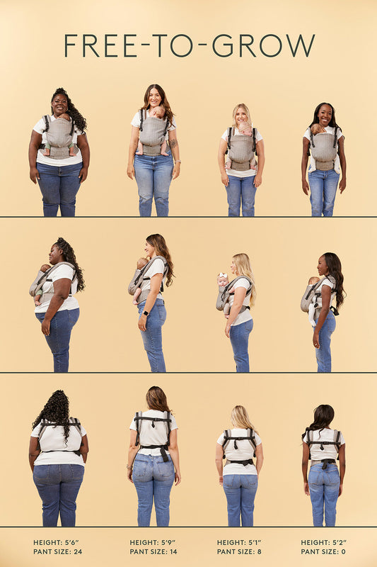 Spruce - Linen Free-to-Grow Baby Carrier
