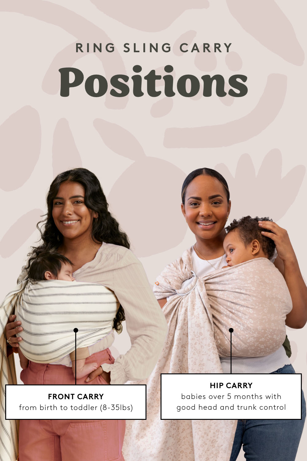 Old School Signature Woven Baby Sling - Main Image