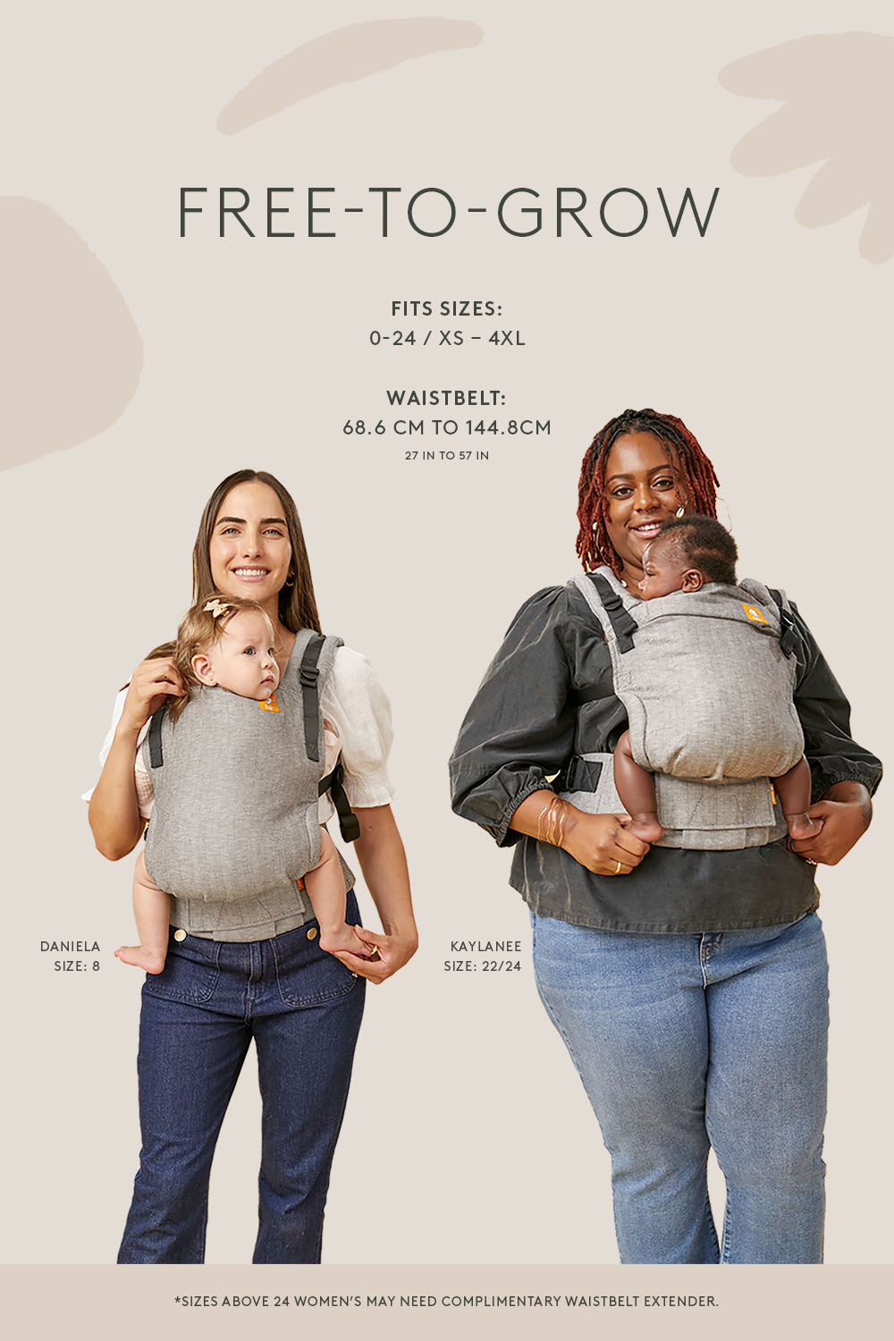 Reef - Tula Linen Free-to-Grow Baby Carrier