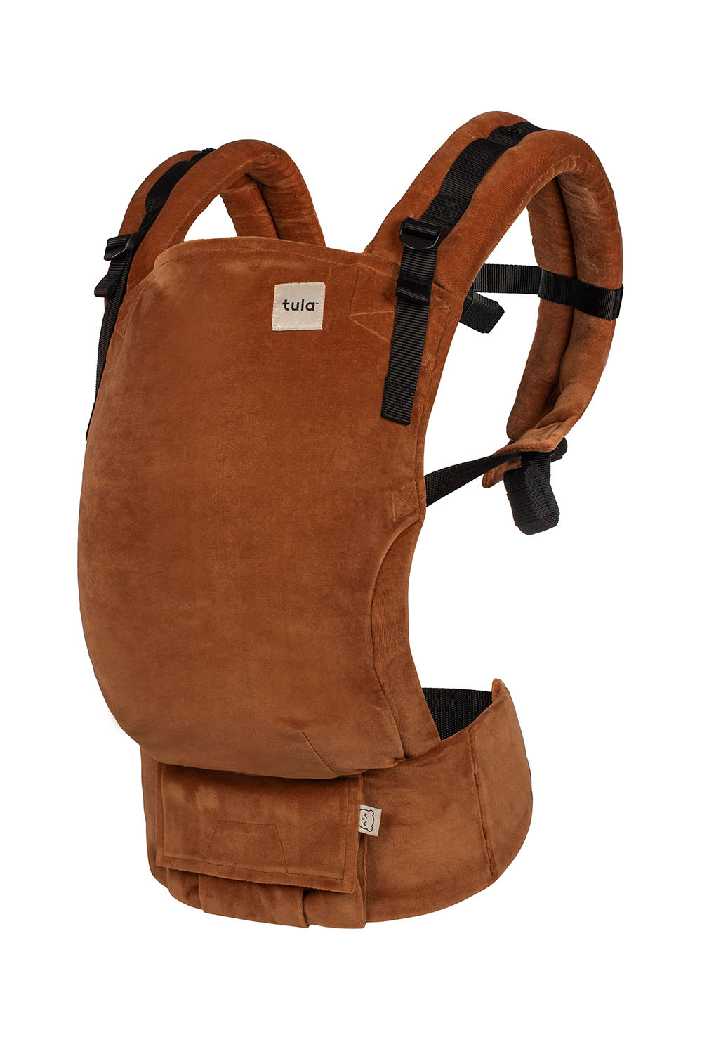 Caramel - Velour Free-to-Grow Baby Carrier