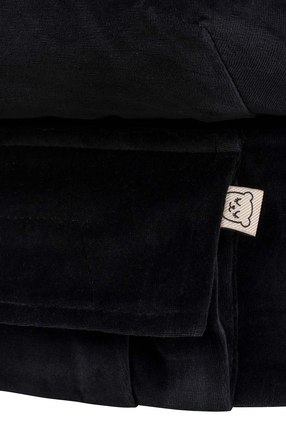 Raven - Velour Free-to-Grow Baby Carrier