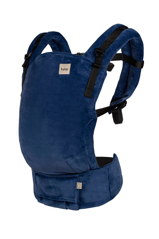 Sapphire - Velour Free-to-Grow Baby Carrier