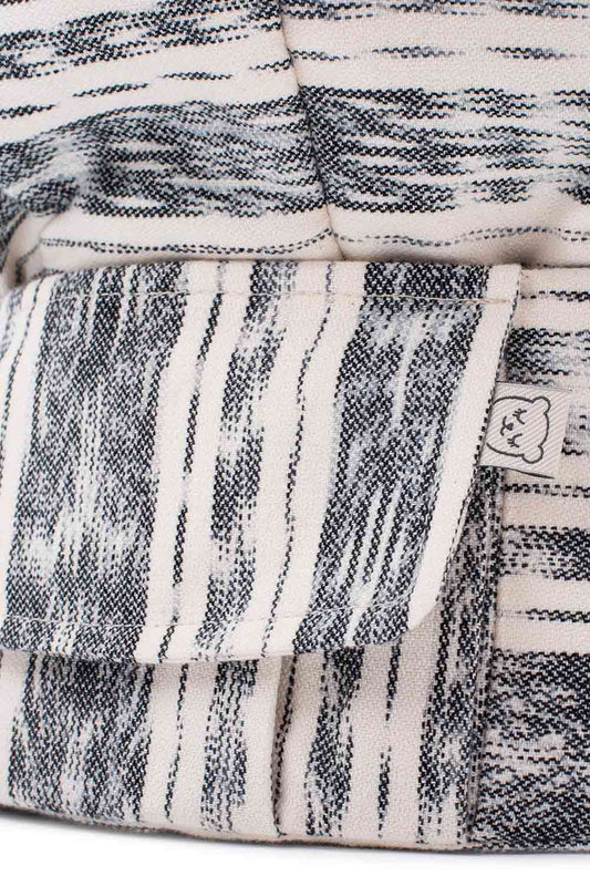 Black and White Ikat - Signature Handwoven Explore Baby Carrier