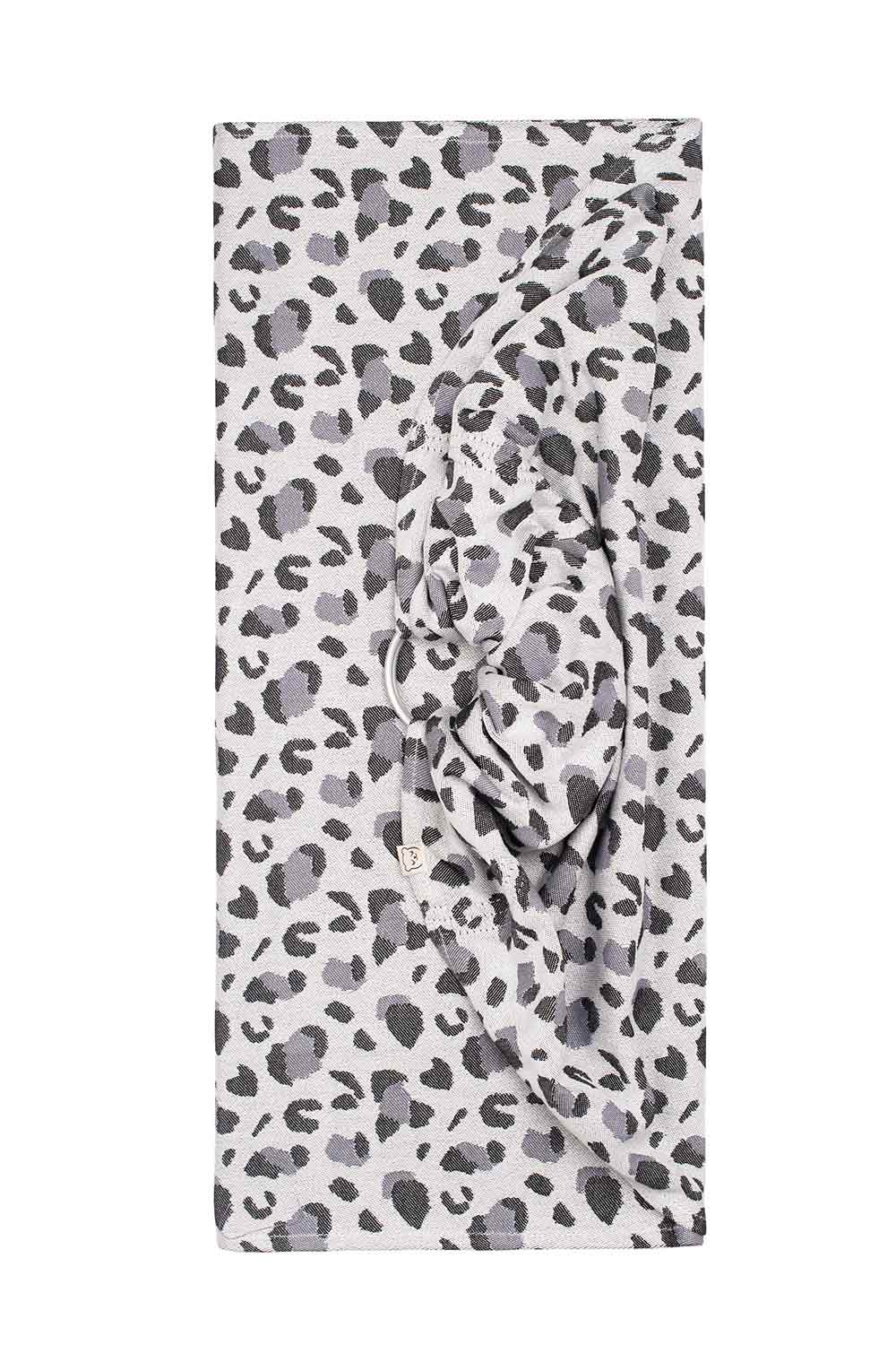 Snow Leopard - Signature Woven Baby Sling folded