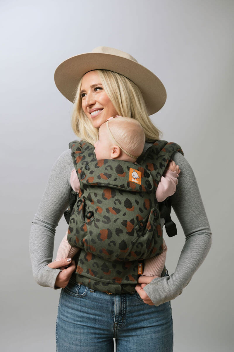 Olive Leopard - Signature Woven Explore Baby Carrier