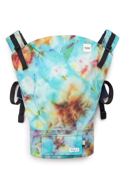 Denim Tie-Dye - Signature Handwoven Toddler Carrier
